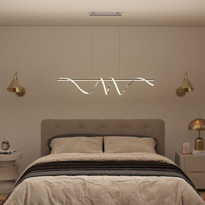 Pendant Light with 3 Colour Temperatures - Silver Tone