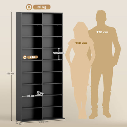 640 CD Storage Tower - Black