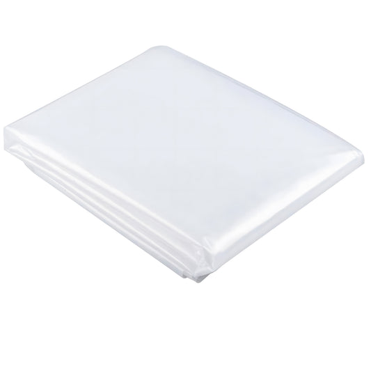 6 X 10m Heavy Duty (150um/6mil) Polyethylene Greenhouse Cover Replacement, UV Resistant Waterproof Plastic Polytunnel Cover