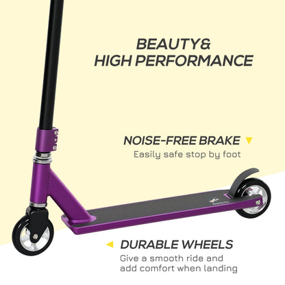 Stunt Scooter, 360° Entry Level Tricks Scooter w/ Lightweight Aluminium Deck and ABEC 7 Bearing, For Age 14+ Beginners