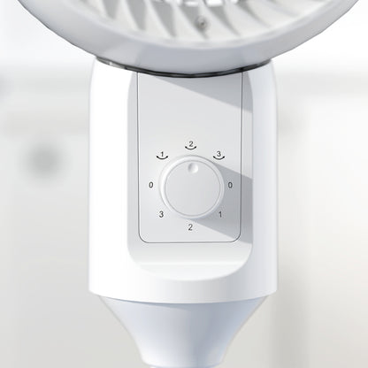 32" Pedestal Fan, 70° Oscillating 90° Vertical Tilt Air Circulator with 3 Speeds, Standing Fan for Home Office, Bedroom