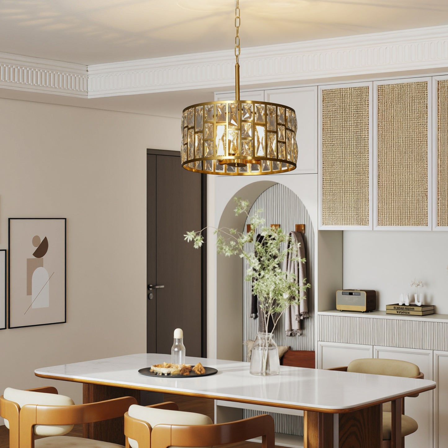72 Glass Crystallite Chandelier - Gold-Tone
