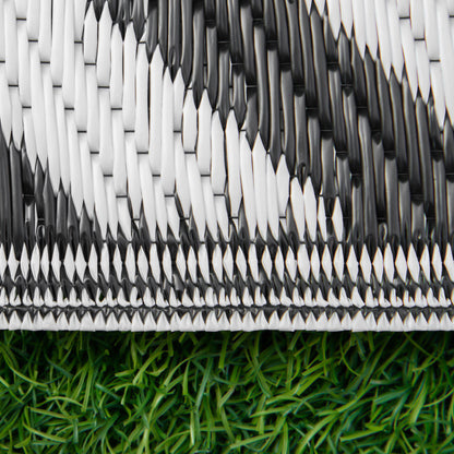 Outdoor Rug Reversible Mat Plastic Straw Rug Portable RV Camping Mat for Garden Deck Picnic Indoor, 121 x 182 cm (4 x 6 ft)