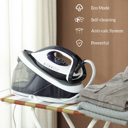 Steam Generator Iron, Energy-Saving, Self-Cleaning, Powerful Vertical Steam, Automatic Shut-Off, Ceramic Non-stick Soleplate