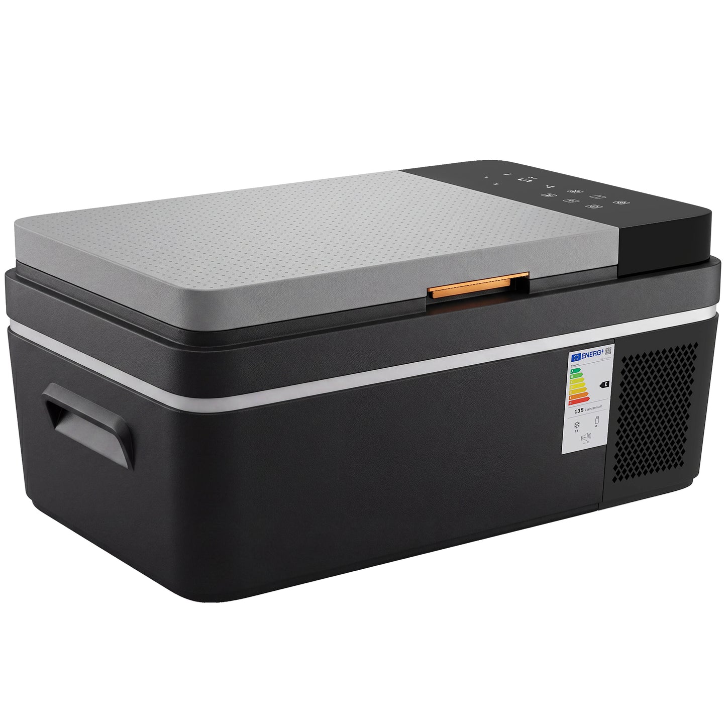 20L Compressor Car Fridge Freezer, Camping Refrigerator with App Control, 12/24V DC and 100-240V AC