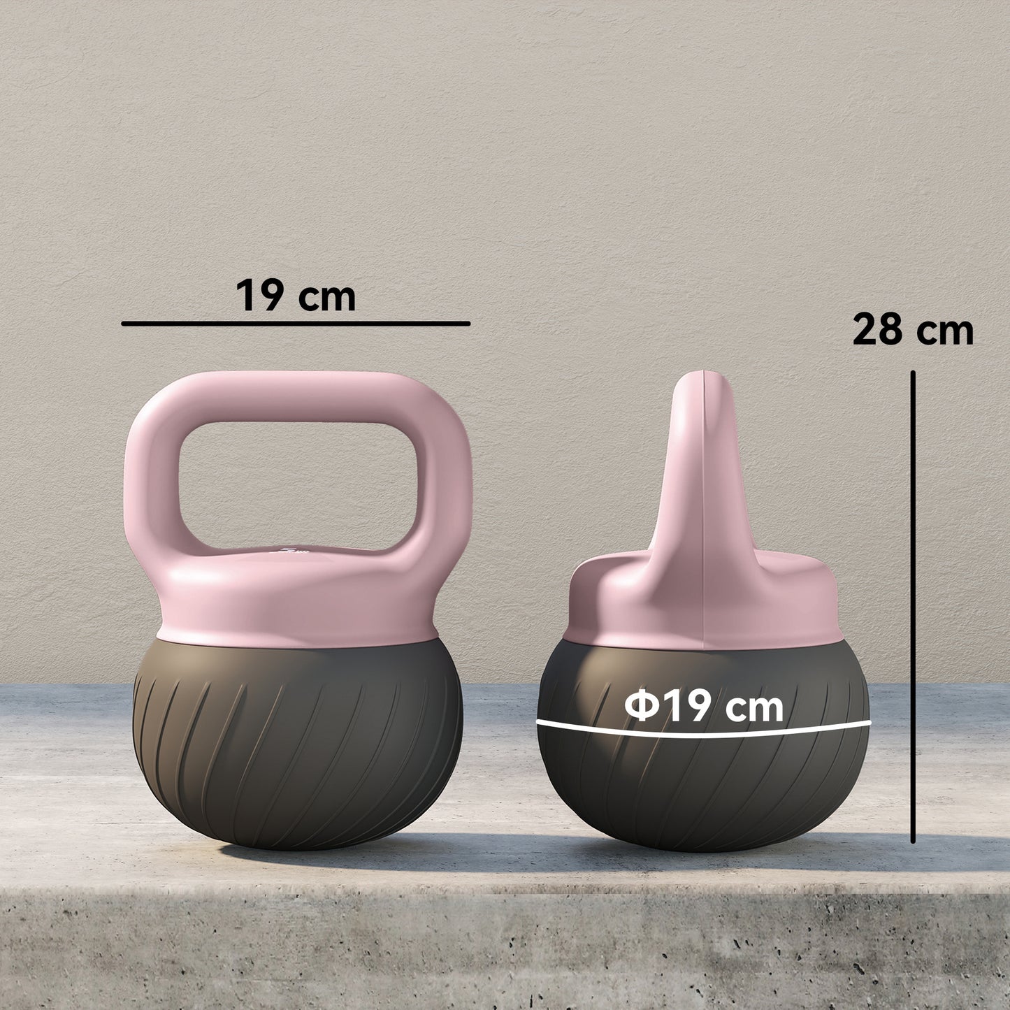 Soft Kettlebell, 12kg Kettle Bell with Anti-Slip Grip for Home Gym Weight Lifting and Strength Training