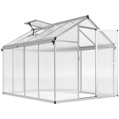 8 x 6ft Aluminium Frame Greenhouse