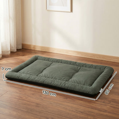 Waterproof Dog Bed, Foldable Pet Bed with Anti-Slip Bottom, Machine Washable for Large Dogs and Cats, 130 x 85 x 7 cm