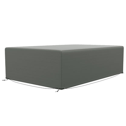 Outdoor Garden Furniture Cover Waterproof, Anti-UV 600D Heavy Duty Oxford Fabric Patio Furniture Cover for Rectangular Sofa T