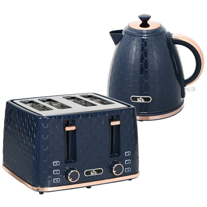 Kettle and Toaster Set, 1.7L 3000W Fast Boil Jug Kettle with Auto Shut Off
