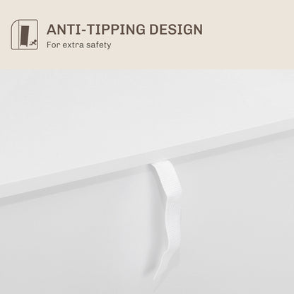 Sideboard Buffet Cabinet, Modern Kitchen Storage Cabinet with Adjustable Shelf and Metal Legs, White