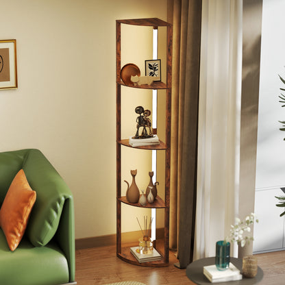 4-Tier Corner Floor Lamp