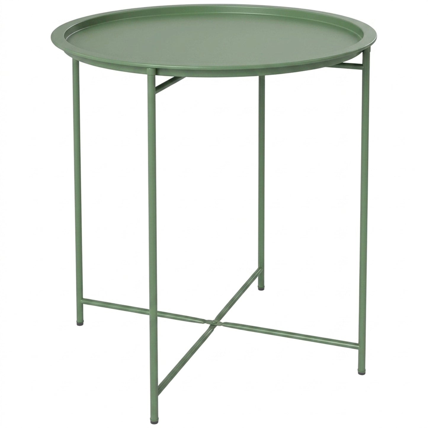 Steel Removable Tray Top Garden Table - Green