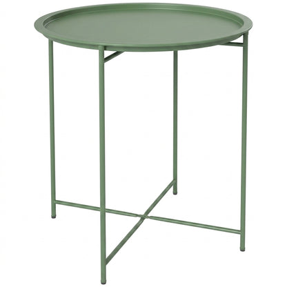 Steel Removable Tray Top Garden Table - Green