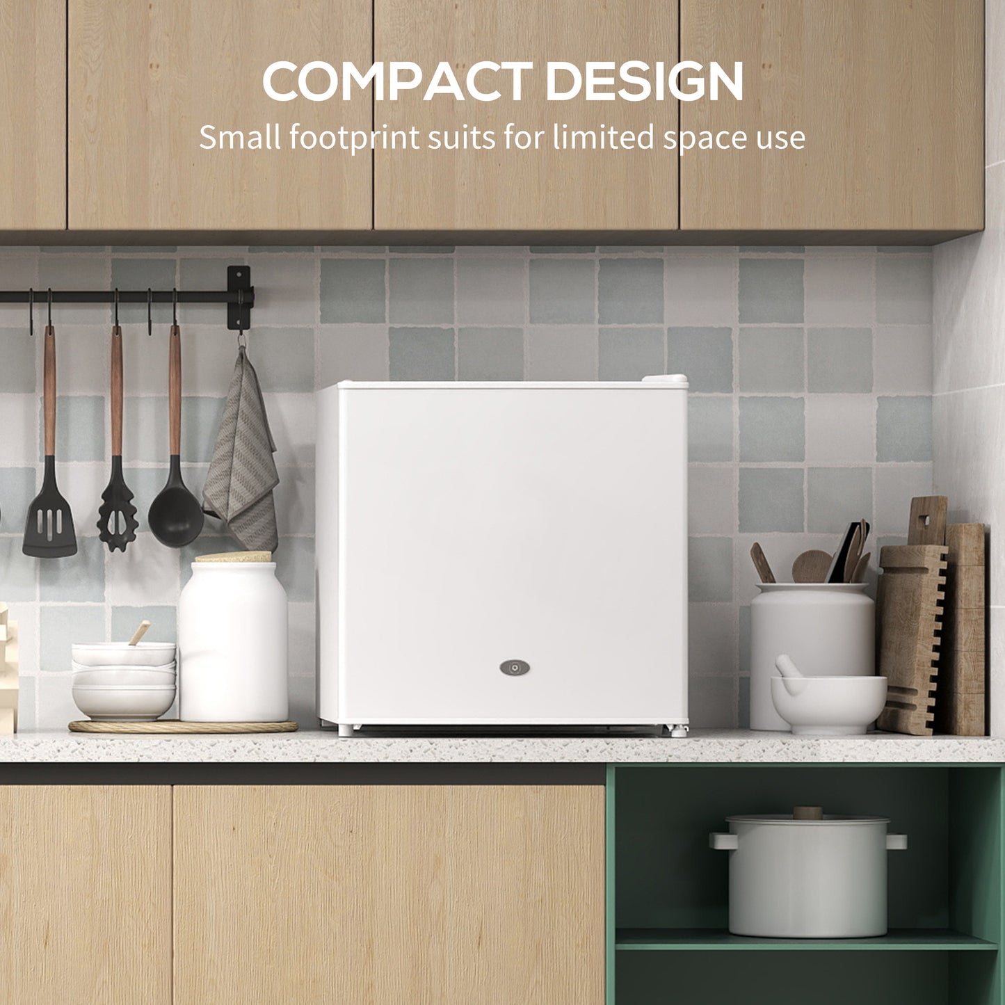 35L Mini Freezer, -24℃ to -14℃ Temperature - White