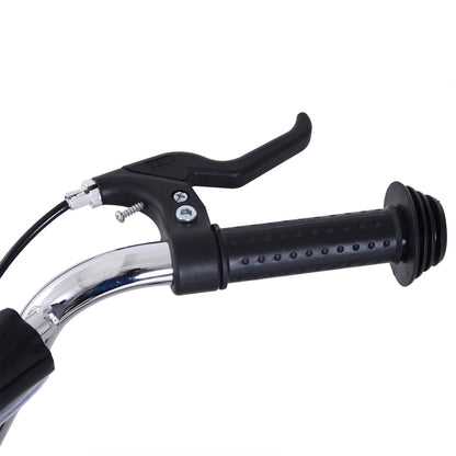 Kids Scooter, Teen Kick Scooter with Rubber Wheels, 16" Front Wheel, Height Adjustable Handlebar, Dual Brakes, Kick Stand