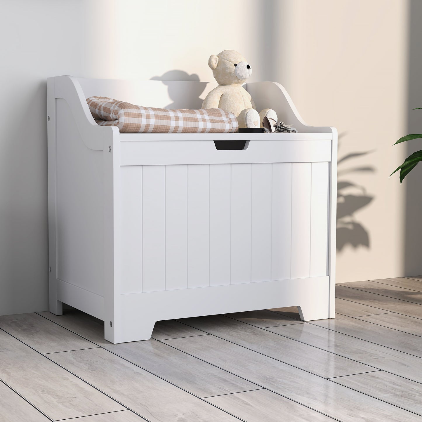 61L Home Storage Chest - White