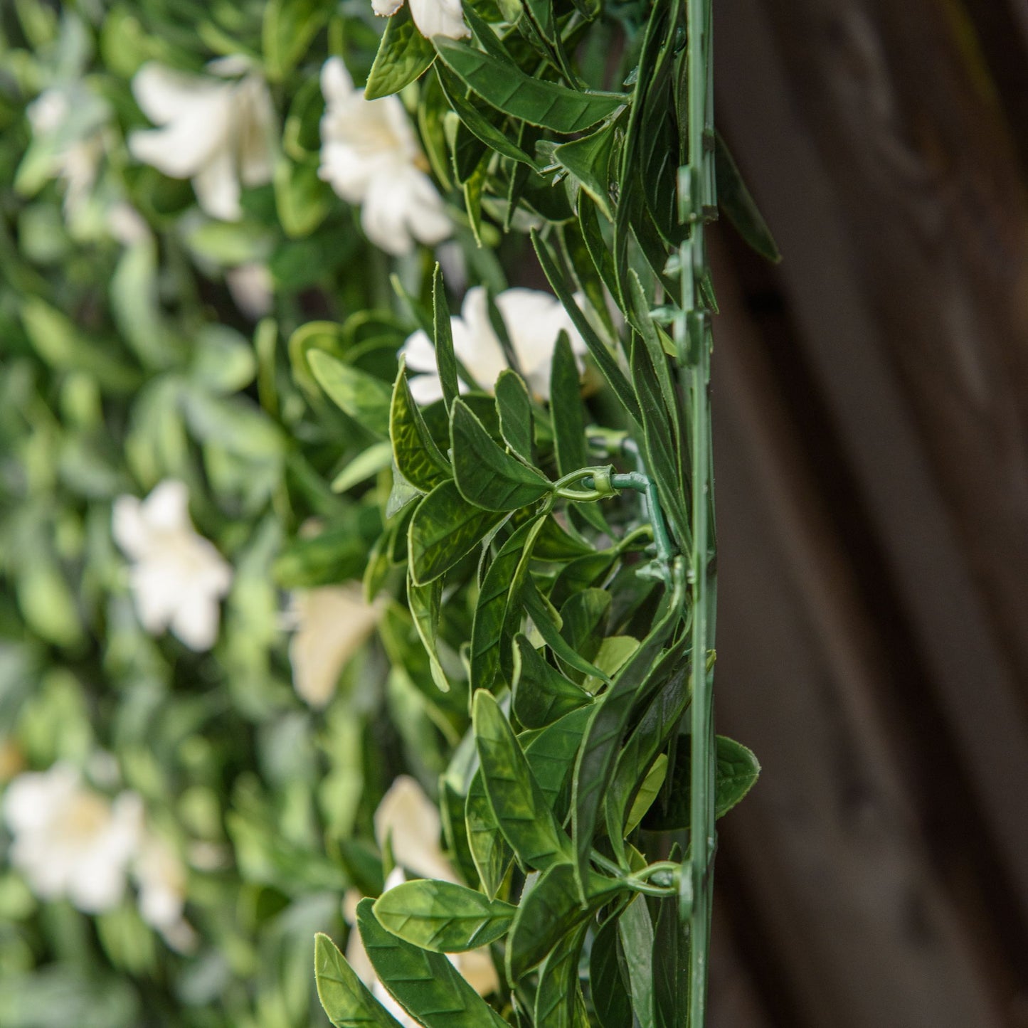 12PCS Artificial Boxwood Wall Panels 50cm x 50cm Grass Privacy Fence Screen Faux Hedge Greenery Backdrop Encrypted Grass with