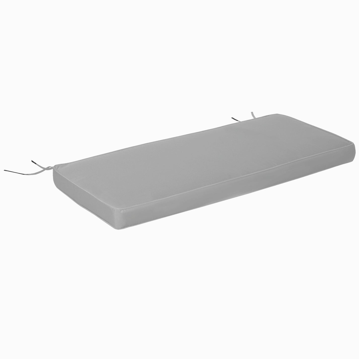 2 Seater Garden Bench Cushion -Light Grey