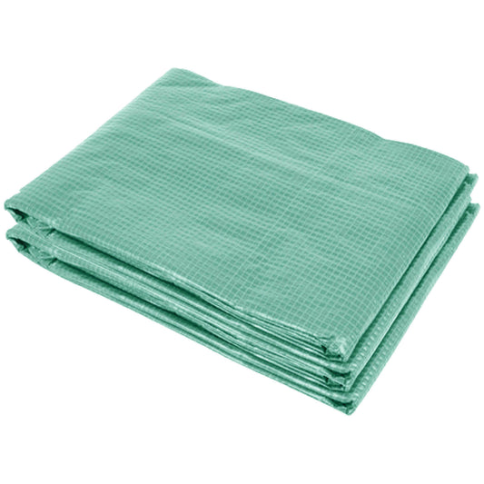 3 x 2 x 2m Greenhouse Replacement Cover ONLY Winter Garden Plant PE Cover for Tunnel Walk-in Greenhouse with Roll-up Windows