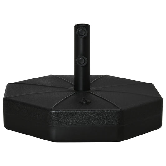 Octagonal Garden Parasol Base Holder Outdoor Market Umbrella Stand Weights, Up to 28kg Water Filled or 40kg Sand Filled