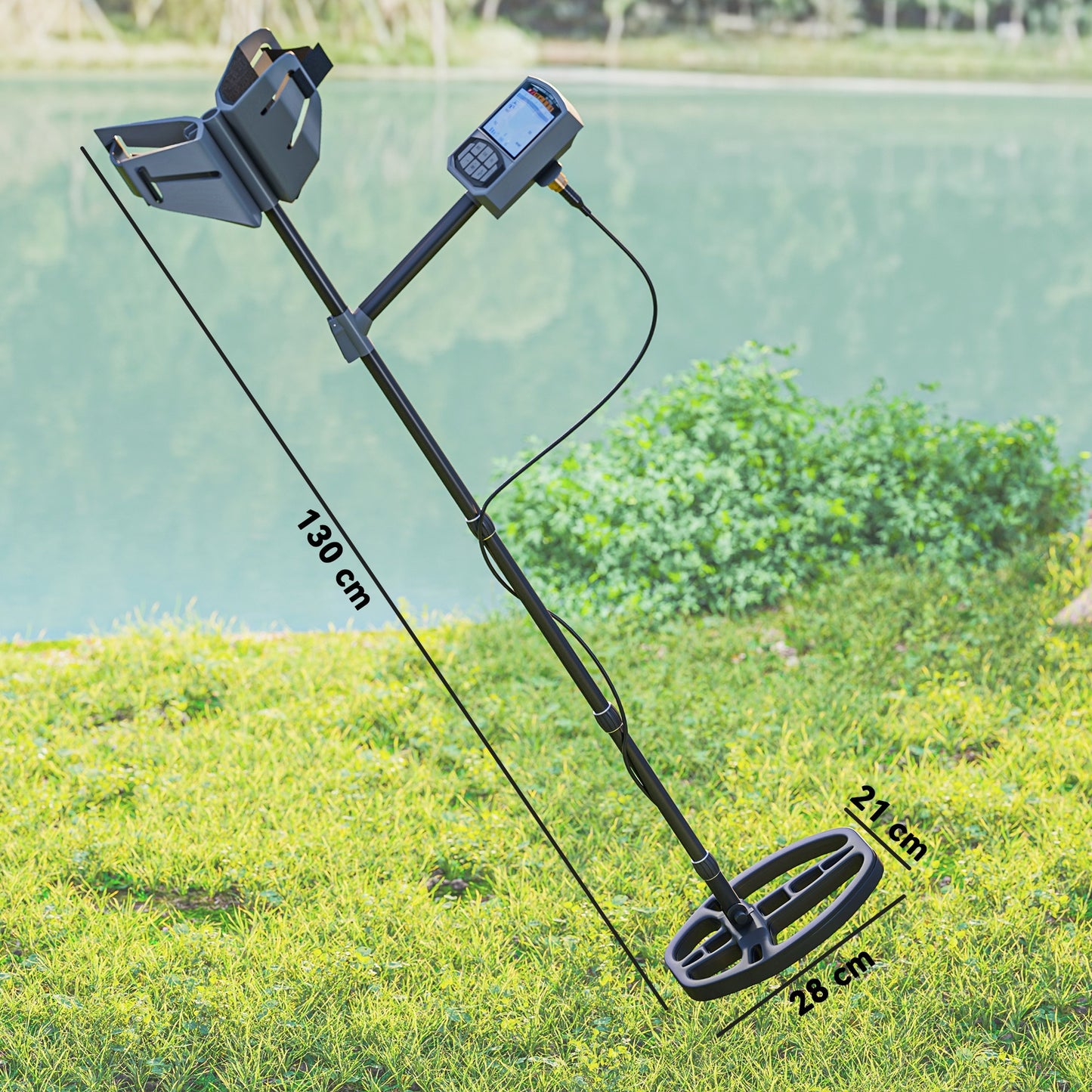 Metal Detector for Adults and Beginners, Gold Detector with Higher Accuracy IP68 Waterproof Coil