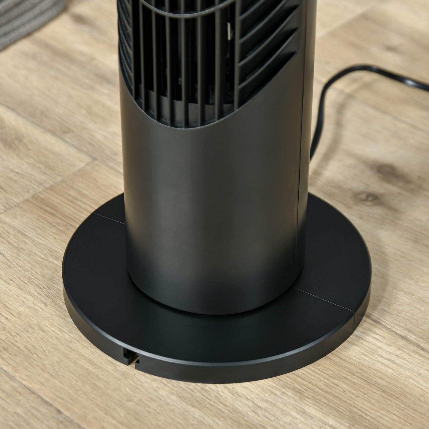 31 Inch Bladeless Oscillating Tower Fan with 70° Oscillation, Remote Control, 7.5H Timer, 3 Speed 3 Modes