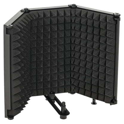 Studio Microphone Isolation Shield, Foldable Adjustable Recording Studio Equipment