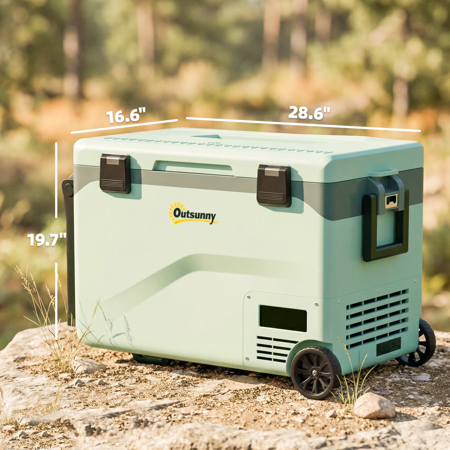42.5L Compressor Car Fridge Freezer, Camping Refrigerator with App Control, 20℃-20℃