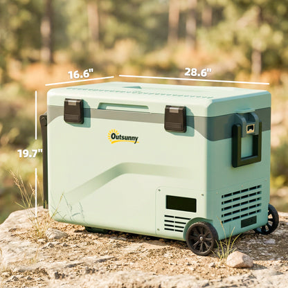 42.5L Compressor Car Fridge Freezer, Camping Refrigerator with App Control, 20℃-20℃