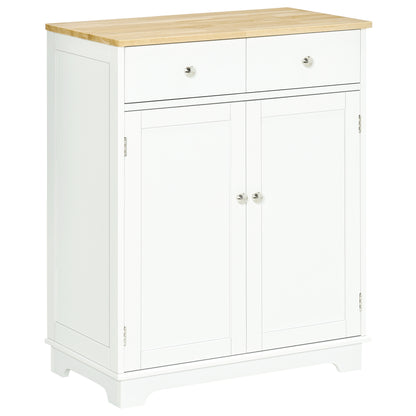 Kitchen Storage Sideboard with Solid Wood Top