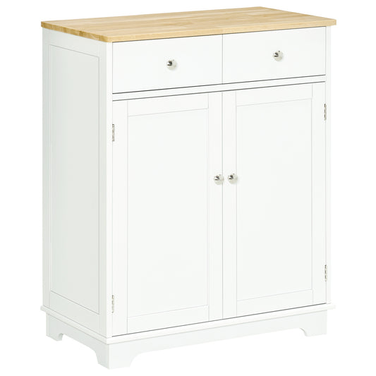 Kitchen Storage Sideboard with Solid Wood Top