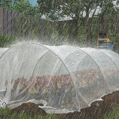 3 x 5m Waterproof Tarpaulin, Heavy Duty 140GSM Tear-Resistant PE Tarp with Reinforced Grommets, UV Protected Cover