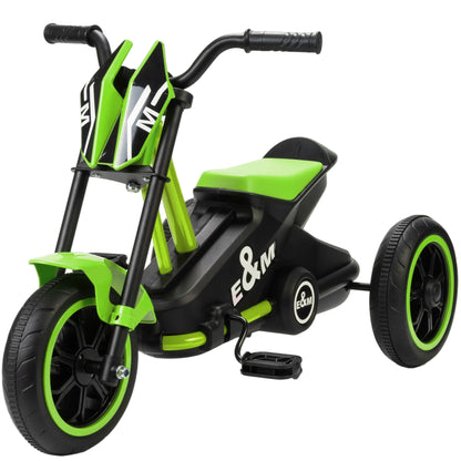 Kids Tricycle Baby Trike, Kids Trike with Pedal, 3 Wheel Toddler Balance Bike for Indoor Outdoor Use, Green