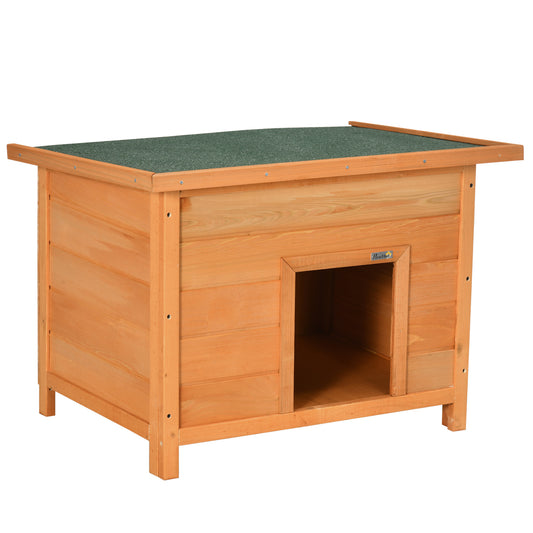 Wooden Dog Kennel Elevated Dog Pet House w/ Open Top 82W x 58D x 58H cm