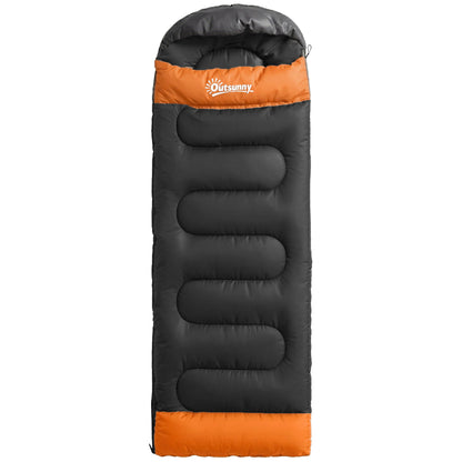 Sleeping Bag for Adults, Lightweight & Compact Sleeping Bag, 3 Seasons, Grey