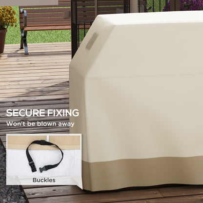 71W x 188Lcm PU Coated Protective Grill Cover - Beige
