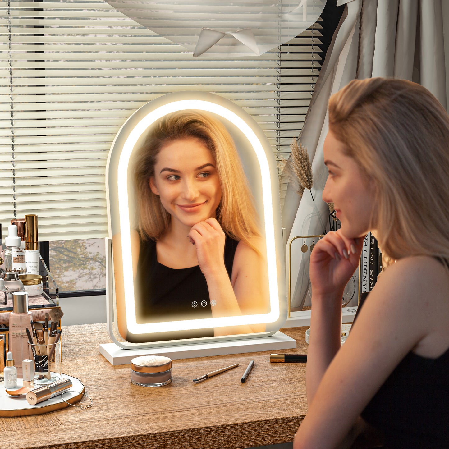 43 x 59cm LED Vanity Mirror - White