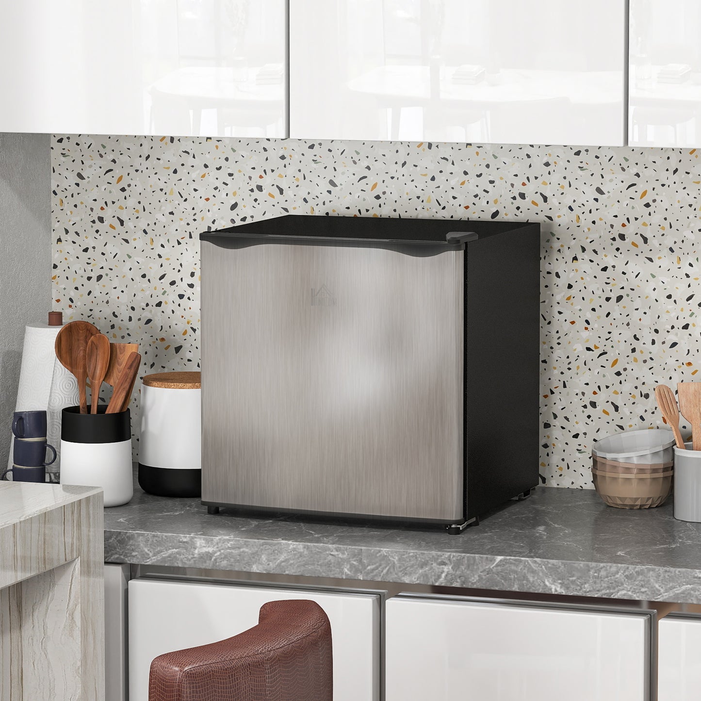 35L Mini Freezer, -24℃ to -14℃ Temperature - Silver Tone