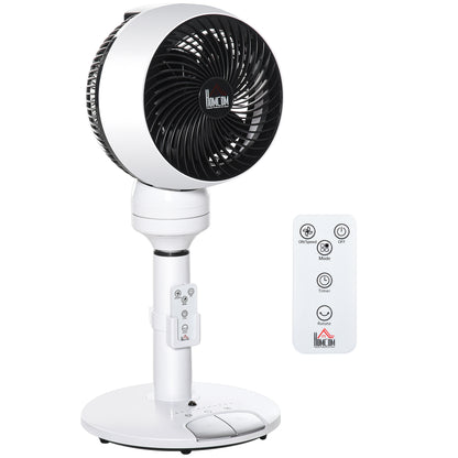 9'' Air Circulator Fan 3 Speed 3 Mode, 70° Oscillation 90° Vertical Tilt, Height Adjustable, Remote Controller