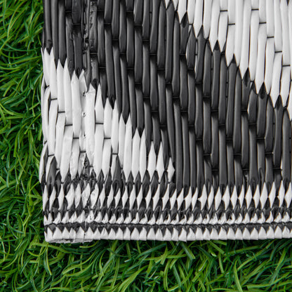 152 x 243 cm(5x 8ft) Outdoor Rug Reversible Mat Plastic Straw Rug Portable RV Camping Mat for Garden Deck Picnic Indoor