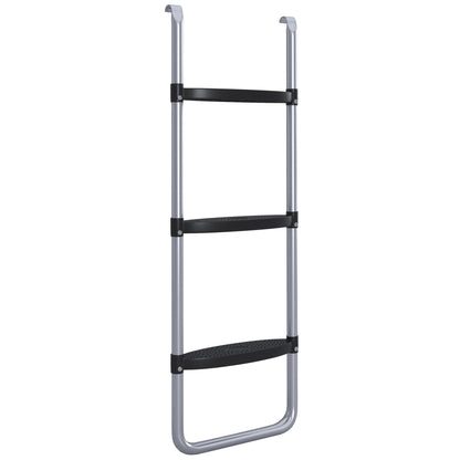 Galvanised Steel Trampoline Ladder, 2 Steps/3 Steps Outdoor Trampoline Accessories for 6ft, 8ft, 10ft, 12ft, 13ft, 14ft