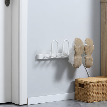 2 Pairs Electric Shoe Dryer, Wall Mounted Shoe Warmers with Constant Temperature for Boots, Leather Shoes, Socks, White