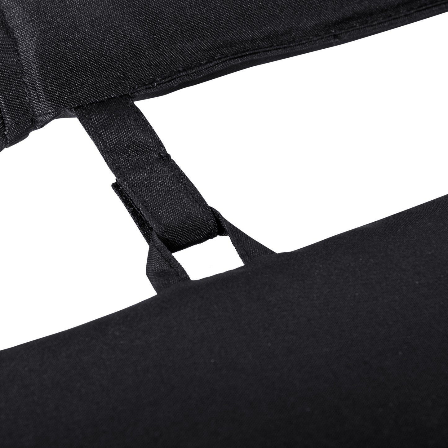 Garden Sun Lounger Cushion Replacement Soft Sunbed Reclining Chair Relaxer Pad with Pillow, Cushion ONLY - Black