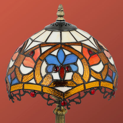 Tiffany Lamp, Stained Glass Table Lamp, Handcrafted Artisan Collectible, Suitable for Living Room and Bedside