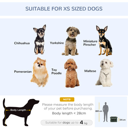 48.5cm Pet Carrier, with Cushion, for Miniature Dogs - Grey