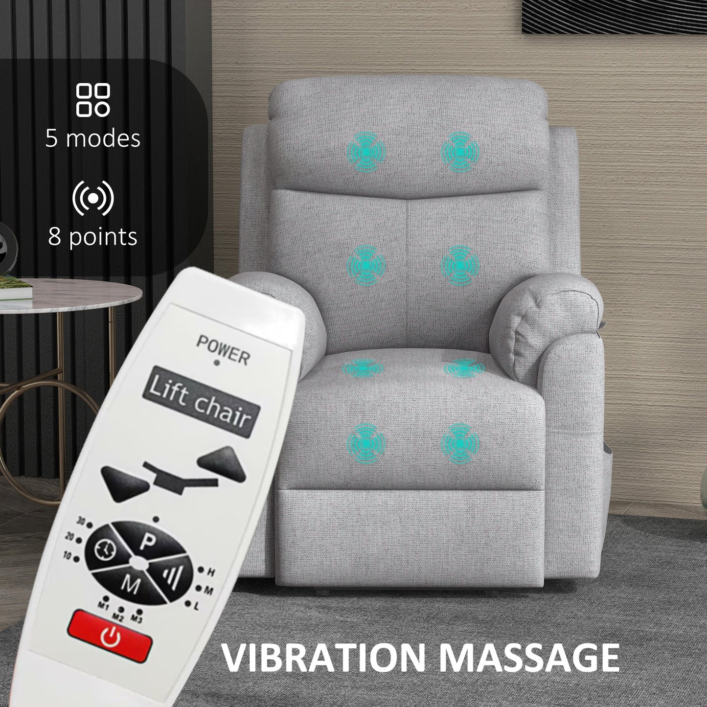 Power Lift Recliner Chair, Electric Lift Chair for Elderly