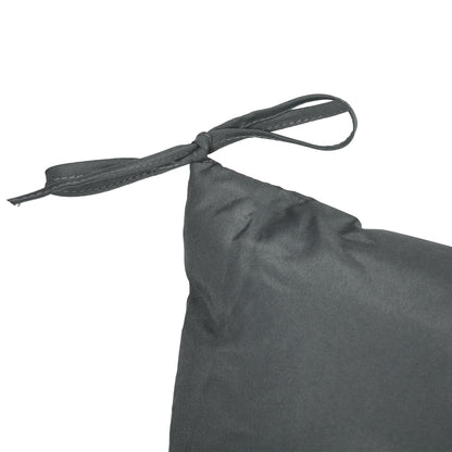 Garden Bench Cushion, 2 Seater Swing Chair Cushion, Seat Pad with Ties for Indoor and Outdoor Use, 120 x 110 x 12 cm
