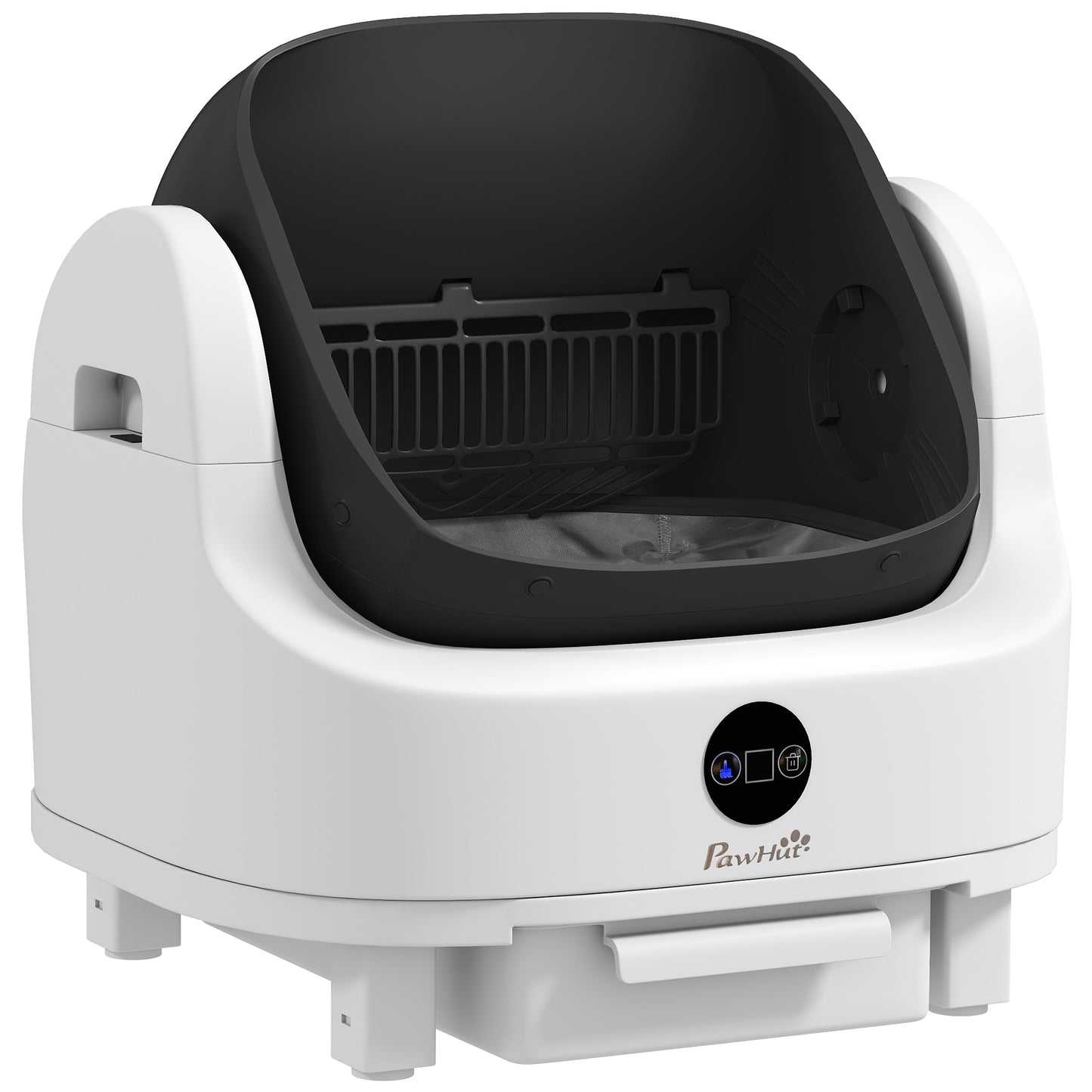 Self Cleaning Cat Litter Tray Top Opening Design, Automatic Litter Box More Space with Integrated Security Protection