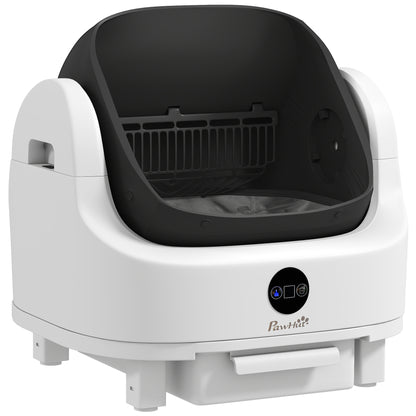 Self Cleaning Cat Litter Tray Top Opening Design, Automatic Litter Box More Space with Integrated Security Protection
